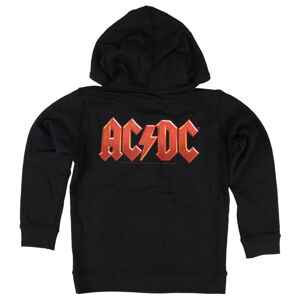 mikina s kapucí Metal-Kids AC-DC Logo černá 68/74