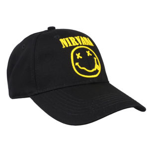 kšiltovka ROCK OFF Nirvana Logo & Smiley