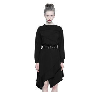 šaty dámské PUNK RAVE - Black Pixie - OPQ-297 BK XL-XXL