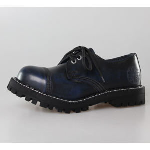 boty kožené dámské - - STEEL - 101/102 Blue 41