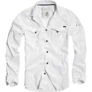košile BRANDIT Men Shirt Slim Weiss 3XL