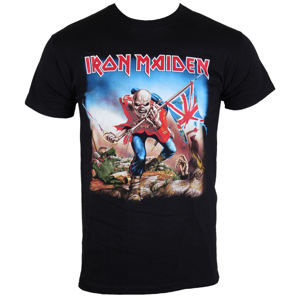 Tričko metal ROCK OFF Iron Maiden The Trooper černá L