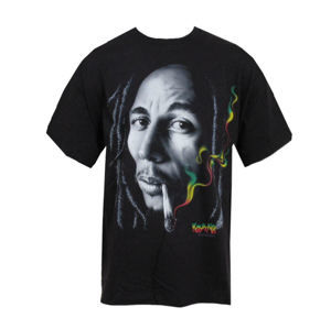BRAVADO EU Bob Marley Rasta Smoke černá L