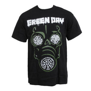 Tričko metal ROCK OFF Green Day green mask černá XXL