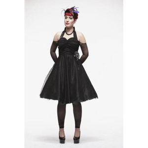 šaty dámské HELL BUNNY "Harmony Black" - 4051BLK S