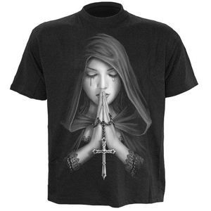 tričko pánské SPIRAL "Goth Prayer" - D015M101