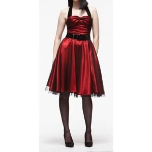 šaty dámské HELL BUNNY "Songstree Dress (RED/BLACK) - 4039 XS