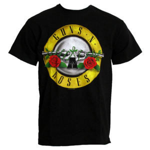 Tričko metal ROCK OFF Guns N' Roses Classic Logo černá