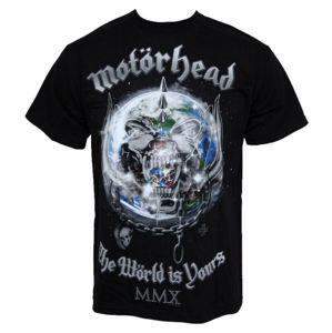 Tričko metal ROCK OFF Motörhead The World Is Your černá vícebarevná L
