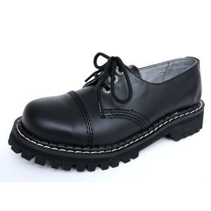 boty kožené KMM černá 48