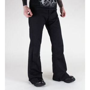 kalhoty gothic BLACK PISTOL Loon Hipster Denim Black 26