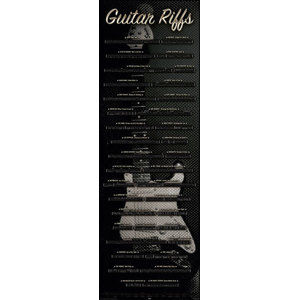 plakát Guitar - Riffs - REINDERS 15825