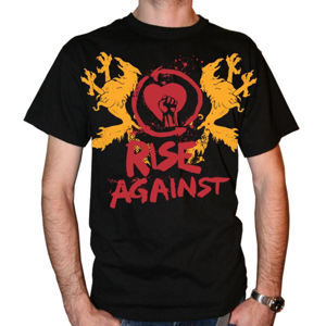 KINGS ROAD Rise Against Fist Crest černá