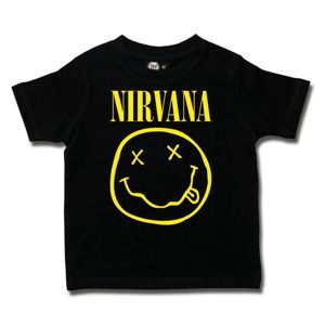 Tričko metal Metal-Kids Nirvana (Smiley) černá 128