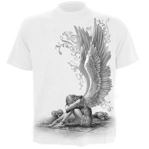tričko SPIRAL Enslaved Angel bílá