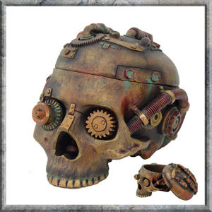 dekorace Steampunk Skull - NEM2722