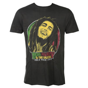 tričko metal AMPLIFIED Bob Marley WILL YOU BE LOVED černá S