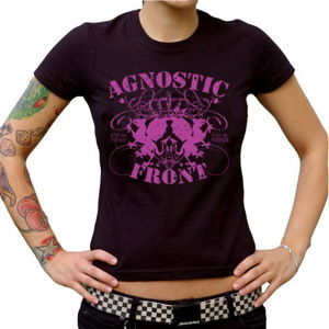 RAGEWEAR Agnostic Front Purple Crown černá
