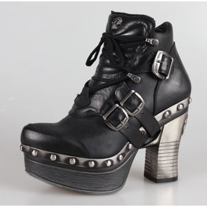 boty na podpatku NEW ROCK Z010-C1 černá 36
