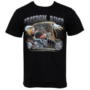 tričko Hero Buff Freedom Ride černá S
