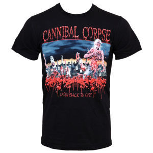 Tričko metal PLASTIC HEAD Cannibal Corpse Eaten Back To Life černá XXL