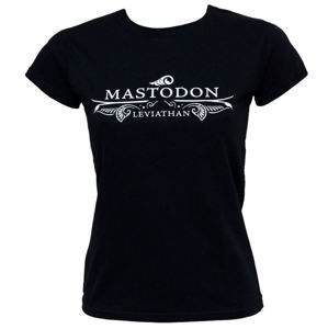 Tričko metal PLASTIC HEAD Mastodon Leviathan Logo černá