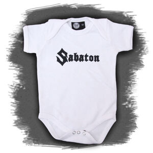 body dětské Sabaton - Logo - White - Metal-Kids