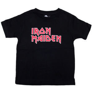 Tričko metal Metal-Kids Iron Maiden Logo černá 152