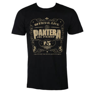 Tričko metal ROCK OFF Pantera 101 Proof černá L