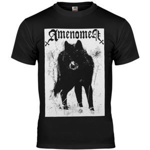 tričko hardcore AMENOMEN SNOW WOLF černá