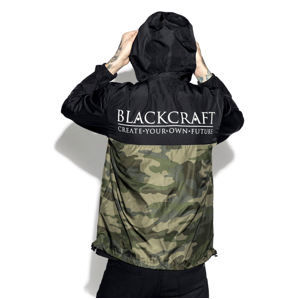 bunda jarně/podzimní unisex - Staple Black on Camo - BLACK CRAFT - WB007SB M