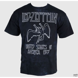 tričko metal LIQUID BLUE Led Zeppelin černá 5XL
