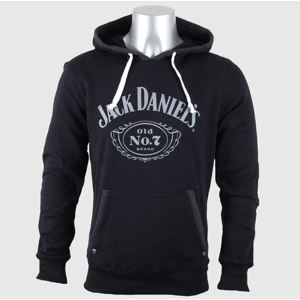 mikina s kapucí JACK DANIELS Jack Daniels Old No. 7 černá S