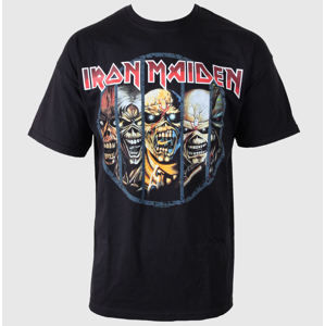 Tričko metal ROCK OFF Iron Maiden Eddie Candle černá