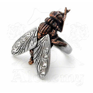 prsten Lord Of The Flies - Alchemy Gothic - R184 U