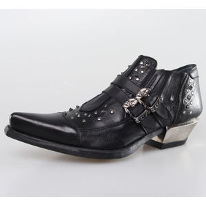 boty kožené NEW ROCK 7956-S1 černá 43