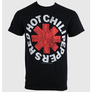 Red Hot Chili Peppers Distressed Asterisks černá XL