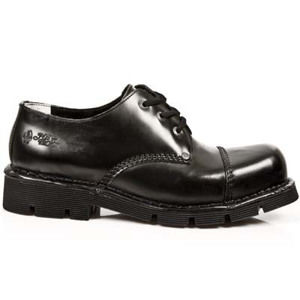 boty kožené NEW ROCK NEWMILI03-S1 černá 40