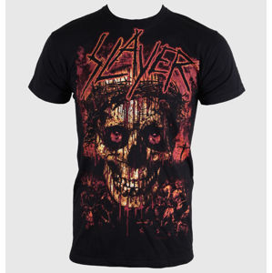 Tričko metal ROCK OFF Slayer Crowned Skull černá L