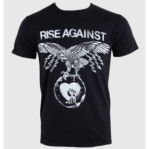 Tričko metal PLASTIC HEAD Rise Against Patriot černá