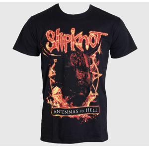 Tričko metal ROCK OFF Slipknot Antennas To Hell černá S