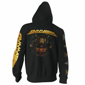 mikina s kapucí ART WORX Gamma Ray 30 Years Golden Logo černá XXL