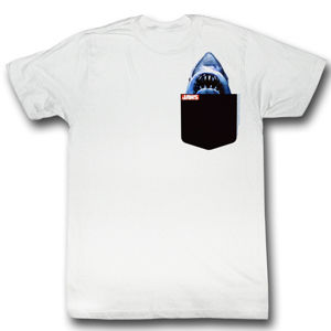tričko AMERICAN CLASSICS JAWS JP bílá XL