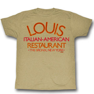 tričko AMERICAN CLASSICS The Godfather Louis Restaurant béžová