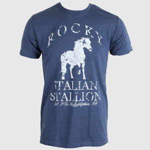 tričko AMERICAN CLASSICS Rocky Horse modrá XXL