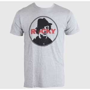 tričko AMERICAN CLASSICS Rocky Stamped šedá bílá