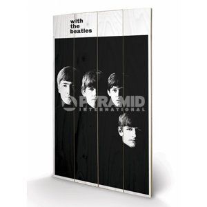 dřevěný obraz The Beatles - With The Beatles - PYRAMID POSTERS - LW10959P