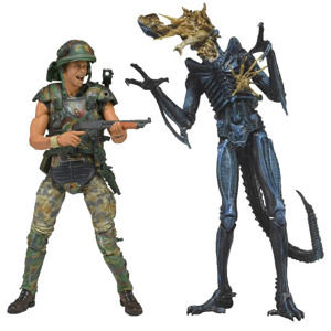 figurka Alien - Hicks vs. Battle Damaged Blue Warrior - 51396