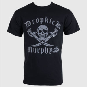Tričko metal KINGS ROAD Dropkick Murphys Jolly Roger černá XL