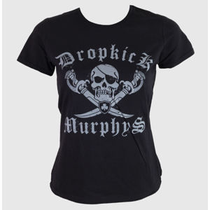 tričko metal KINGS ROAD Dropkick Murphys Jolly Roger černá XL